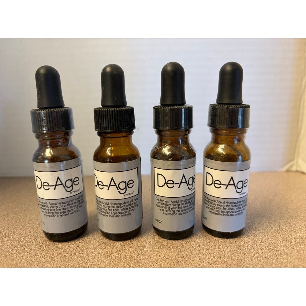 Lot Of 4 Re-New De-Age by Perfection Skincare Set Anti-aging Wrinkle Reducer